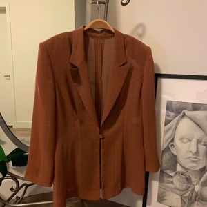 See Through Shoulder Padded Jacket